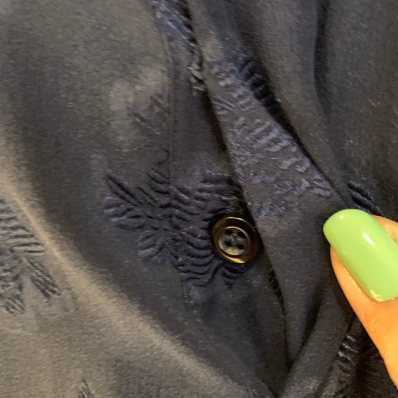 CAMI NYC - semi sheer tie front blouse - Picture 8 of 11